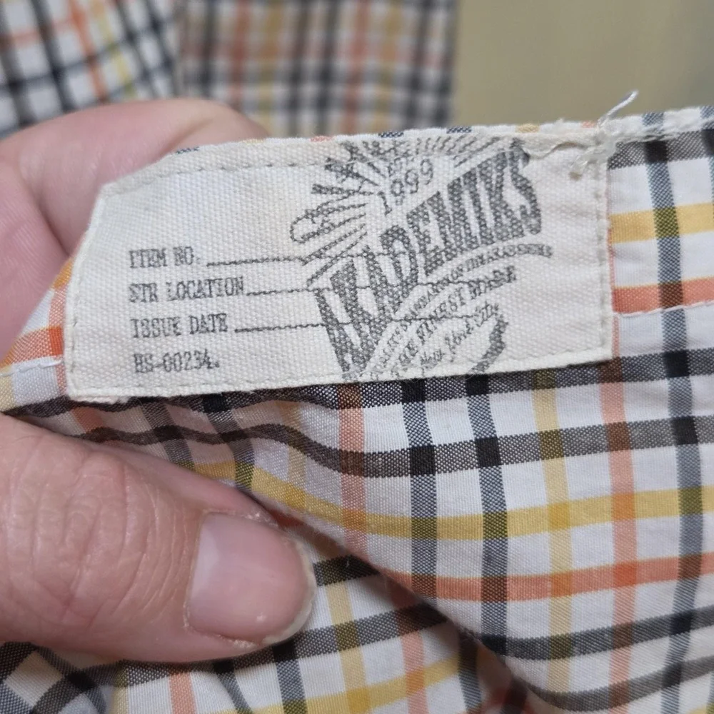 Akademiks Shirt Mens XL Multicolor‎ Plaid Short Sleeve Button Up Cotton Casual